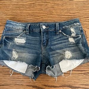 JustUSA Distressed Jean Shorts